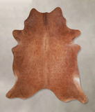 Solid Brown Cowhide Rug #A31331