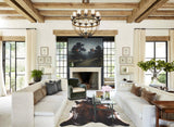 Salt and Pepper Brown Cowhide Rug #A31367