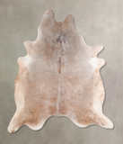Grey with Beige Cowhide Rug #A31411