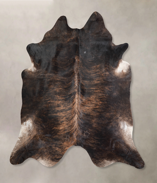Dark Brindle Cowhide Rug #A31448