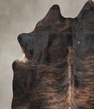 Dark Brindle Cowhide Rug #A31448