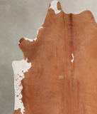 Solid Brown Cowhide Rug #A31450
