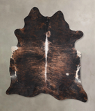 Dark Brindle Cowhide Rug #A31537