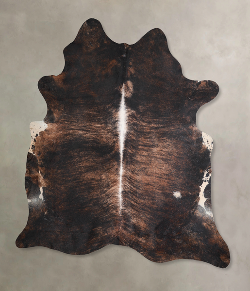 Dark Brindle Cowhide Rug #A31537
