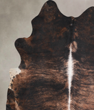 Dark Brindle Cowhide Rug #A31537