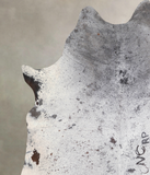 Salt and Pepper Black Cowhide Rug #A31568