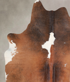 Chocolate and White Cowhide Rug #A31629