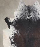 Salt and Pepper Black Cowhide Rug #A31633