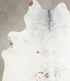 Salt and Pepper Brown Cowhide Rug #A31653