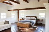Chocolate and White Cowhide Rug #A31661