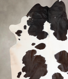 Chocolate and White Cowhide Rug #A31701