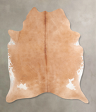 Beige Cowhide Rug #A31732