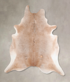 Grey with Beige Cowhide Rug #A31734