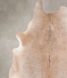 Grey with Beige Cowhide Rug #A31734
