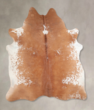Salt and Pepper Brown Cowhide Rug #A31742