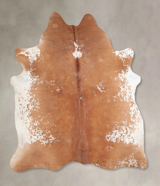 Salt and Pepper Brown Cowhide Rug #A31742