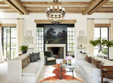 Brown and White Cowhide Rug #A31772