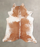 Beige and White Cowhide Rug #A31774