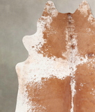 Beige and White Cowhide Rug #A31774