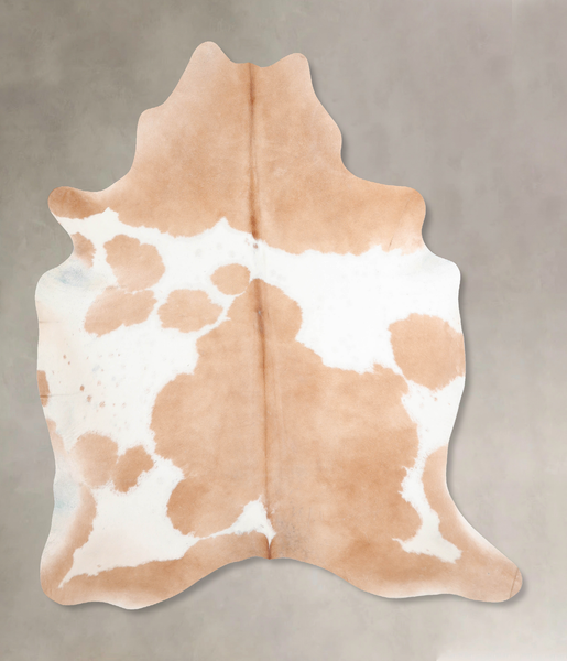 Beige and White Cowhide Rug #A31784