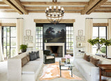 Beige and White Cowhide Rug #A31784