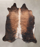 Dark Brindle Cowhide Rug #A31804