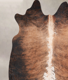 Dark Brindle Cowhide Rug #A31804