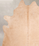 Beige Cowhide Rug #A31811