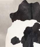 Black and White Cowhide Rug #A31818