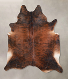 Dark Brindle Cowhide Rug #A31838