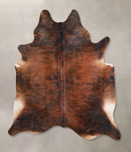Dark Brindle Cowhide Rug #A31838