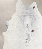 Salt and Pepper Black Cowhide Rug #A31861