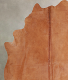 Solid Brown Cowhide Rug #A31900