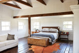 Solid Brown Cowhide Rug #A31900