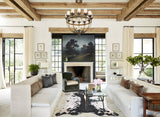 Salt and Pepper Black Cowhide Rug #A31907
