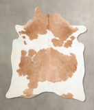 Beige and White Cowhide Rug #A31927