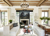 Chocolate and White Cowhide Rug #A31931