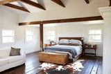 Chocolate and White Cowhide Rug #A31931