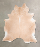 Beige Cowhide Rug #A31948