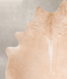 Beige Cowhide Rug #A31948