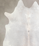 Grey with White Cowhide Rug #A31998