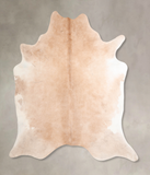 Beige Cowhide Rug #A32021