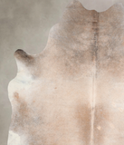 Grey with Beige Cowhide Rug #A32033