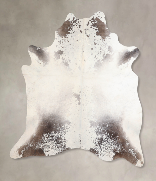 Grey with White Cowhide Rug #A32048