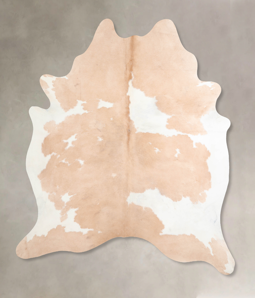 Beige and White Cowhide Rug #A32062
