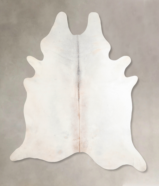 Grey with Beige Cowhide Rug #A32097
