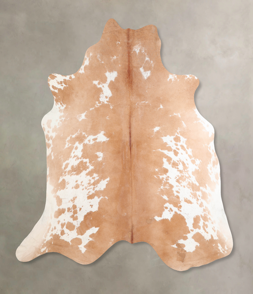 Beige and White Cowhide Rug #A32143