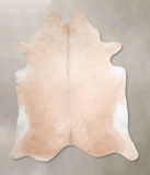 Beige Cowhide Rug #A32179