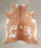 Salt and Pepper Brown Cowhide Rug #A32254