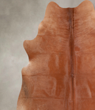 Solid Brown Cowhide Rug #A32322